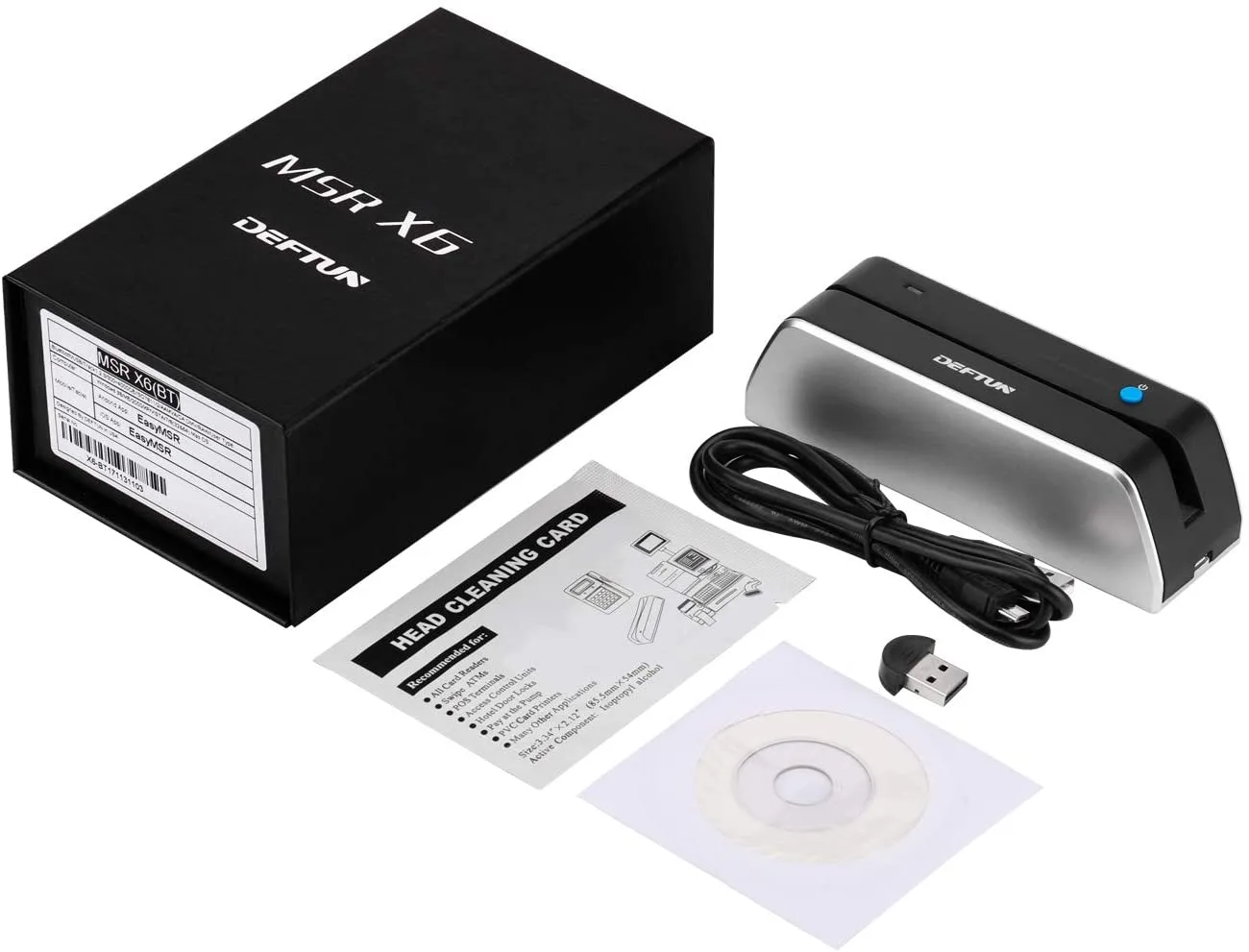 MSR-X6(BT) MSRX6BT Magnetic Stripe Card Reader Writer Encoder Mini Portable - Image 3